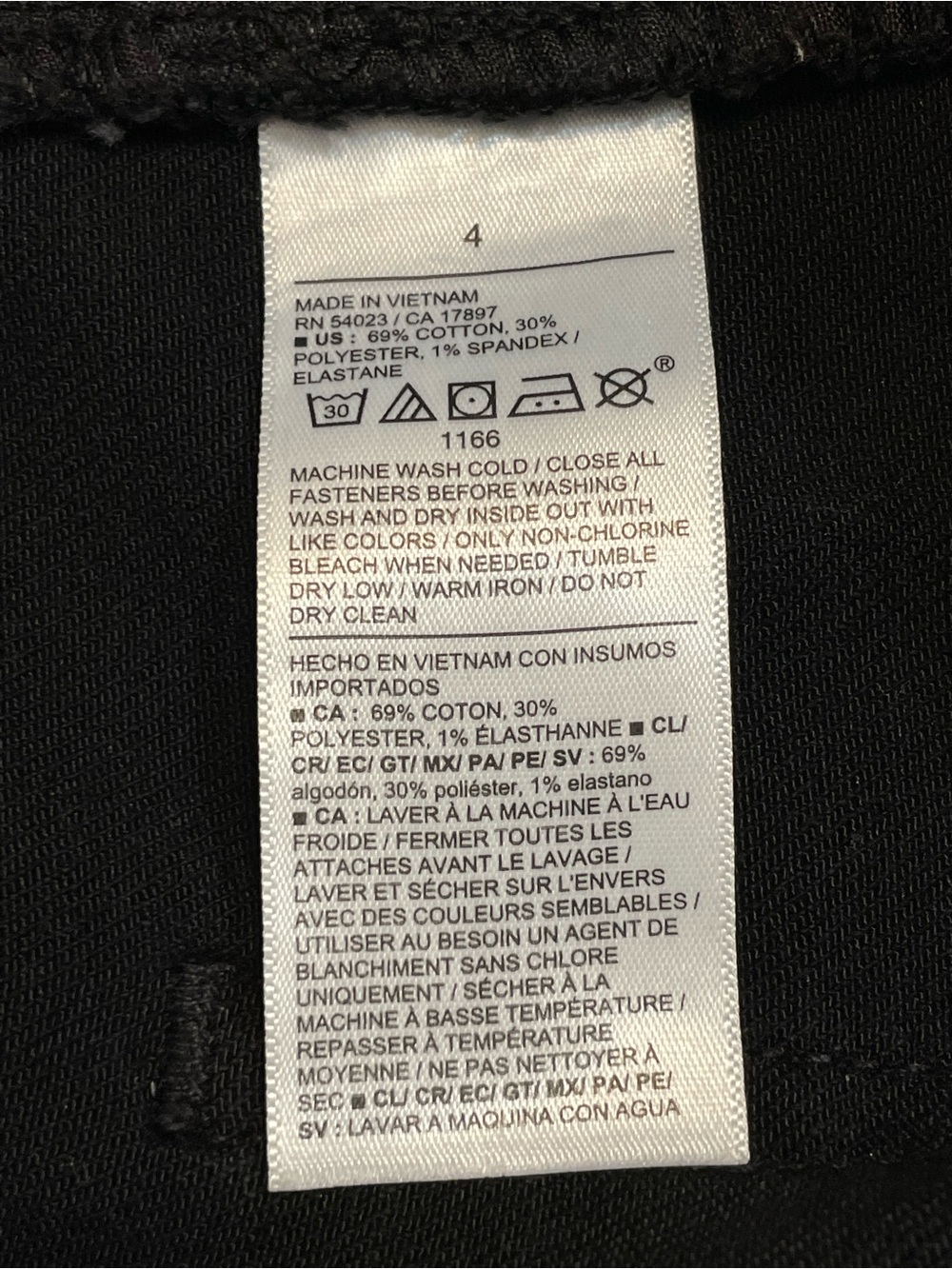 Old Navy Women's WOW Wide Leg Black High Rise Denim Jeans Size 4 - Picture 9 of 10